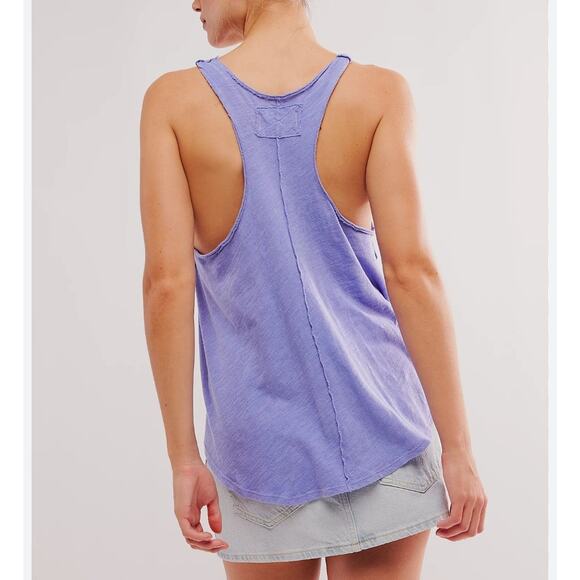 Free People Lavender Tank Top - Picture 7 of 9